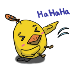 Chubby Quill Chicken and his friend sticker #4431490