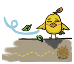Chubby Quill Chicken and his friend sticker #4431492