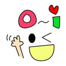 Simple Face Friendly sticker #4431681