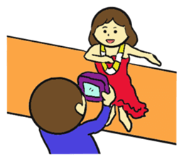 Ballon family story sticker #4431876