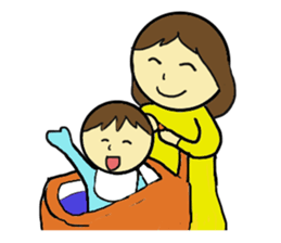 Ballon family story sticker #4431897