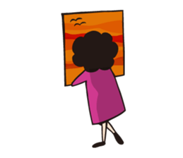 miss Fukuko. sticker #4432017