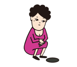 miss Fukuko. sticker #4432023