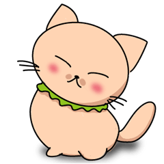 Everyday sticker of kitten