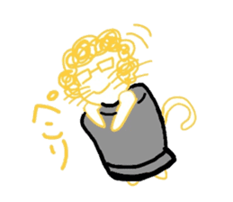 Everyday cat that yearn to human sticker #4432209