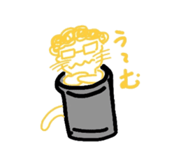 Everyday cat that yearn to human sticker #4432229