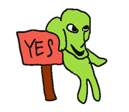 Green Bein. sticker #4432402