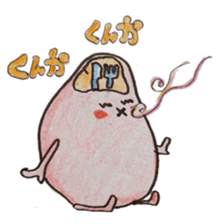 Daily lives of Mr.Kunekunen sticker #4432487