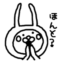 fickle rabbit sticker #4432997
