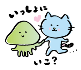 Pussy Sticker of drool cat sticker #4433372