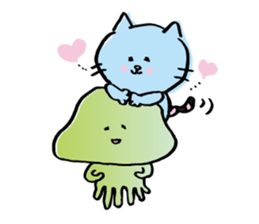 Pussy Sticker of drool cat sticker #4433373