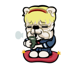 High school girl "Inu-ta Bull-ko" sticker #4433919