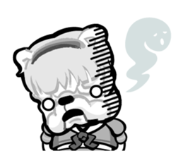 High school girl "Inu-ta Bull-ko" sticker #4433943