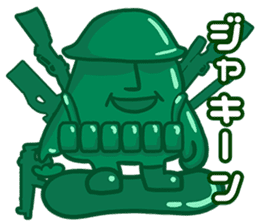 little green army man sticker #4434428