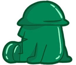 little green army man sticker #4434440