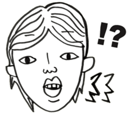 People!Face!!Sticker sticker #4434617