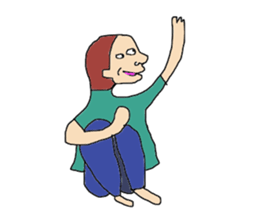 The people who often move sticker #4434992