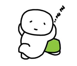 white yukki sticker #4435280