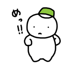 white yukki sticker #4435291