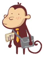 Monkey Monk sticker #4436944