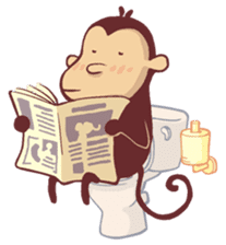 Monkey Monk sticker #4436945