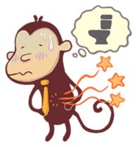 Monkey Monk sticker #4436946