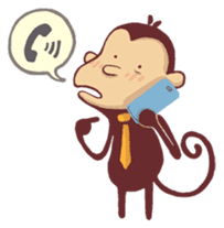 Monkey Monk sticker #4436951