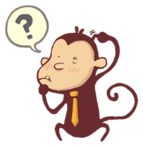 Monkey Monk sticker #4436955