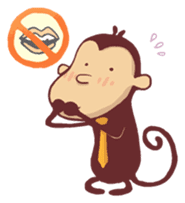 Monkey Monk sticker #4436958