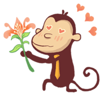 Monkey Monk sticker #4436961
