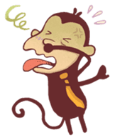 Monkey Monk sticker #4436964