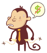 Monkey Monk sticker #4436968