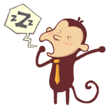 Monkey Monk sticker #4436969