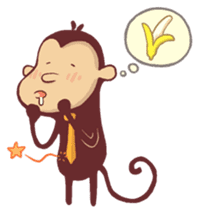 Monkey Monk sticker #4436972