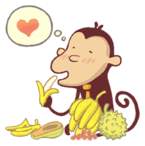 Monkey Monk sticker #4436973