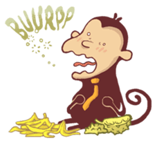 Monkey Monk sticker #4436974