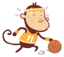 Monkey Monk sticker #4436975