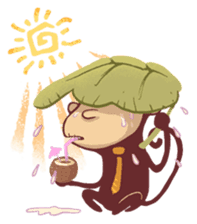 Monkey Monk sticker #4436981