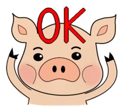 butako and butaro sticker #4436984