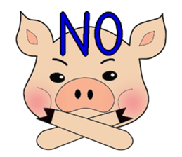 butako and butaro sticker #4436985