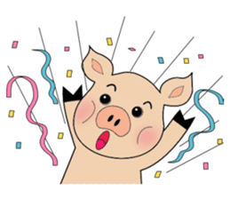 butako and butaro sticker #4436992