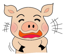 butako and butaro sticker #4436993