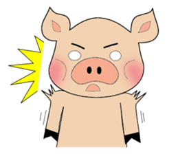 butako and butaro sticker #4436998