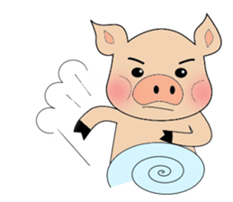 butako and butaro sticker #4437005