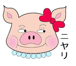 butako and butaro sticker #4437009