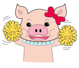 butako and butaro sticker #4437013