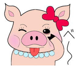 butako and butaro sticker #4437018