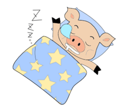 butako and butaro sticker #4437021