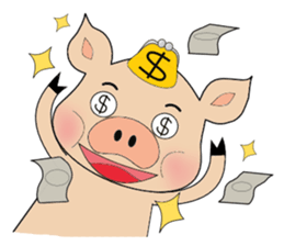 butako and butaro sticker #4437023