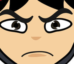 Geisha, Samurai, and Ninja emoji sticker sticker #4437904